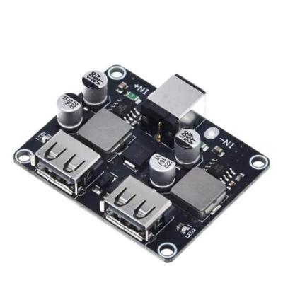 مجموعه 2 عددی ماژول کاهنده ولتاژ DC و شارژ 2 خروجی USB با پشتیبانی از شارژ سریع QC30