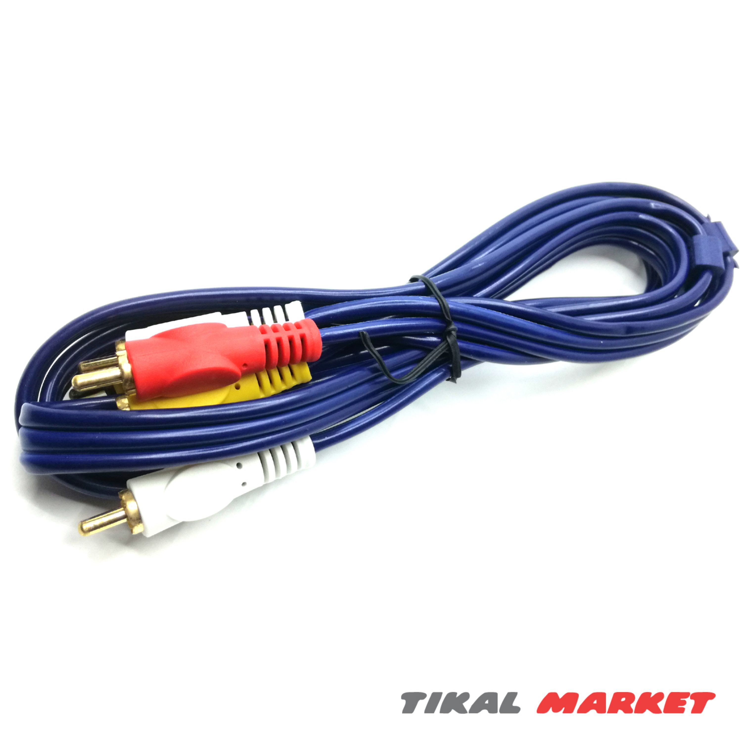 کابل 3 به 3 RCA کد 01 طول 15 متر 