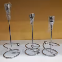 ست سه عددی پایه شمع مدل پیچ پیچی