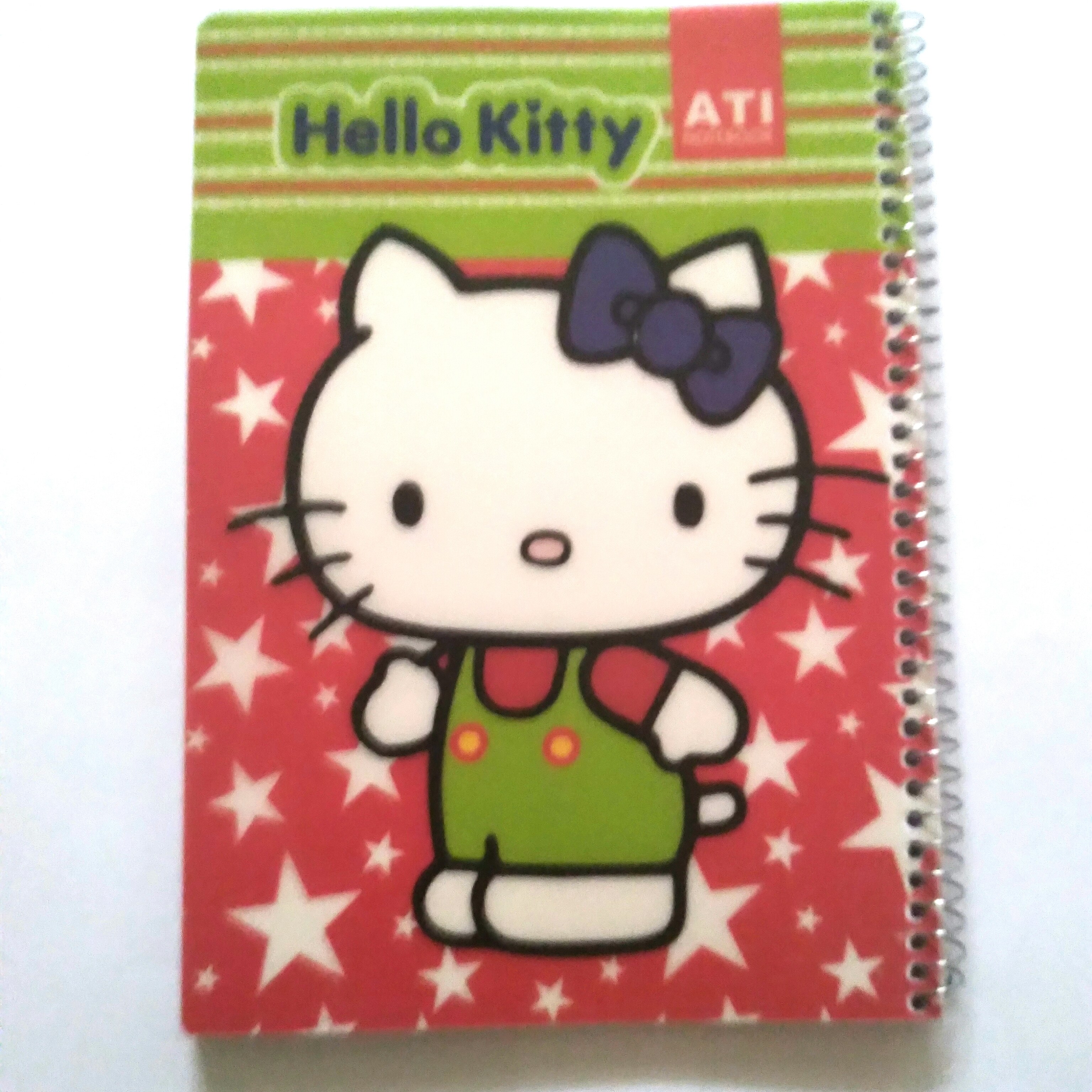 دفتر 80 برگ طرح کیتی برند ATI 