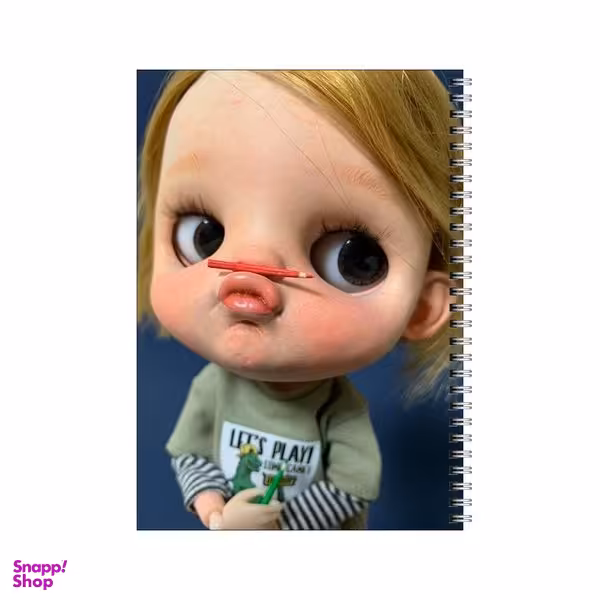 دفتر مشق 100 برگ بامبیلیپ طرح عروسک لوس و ننر کد 5377325