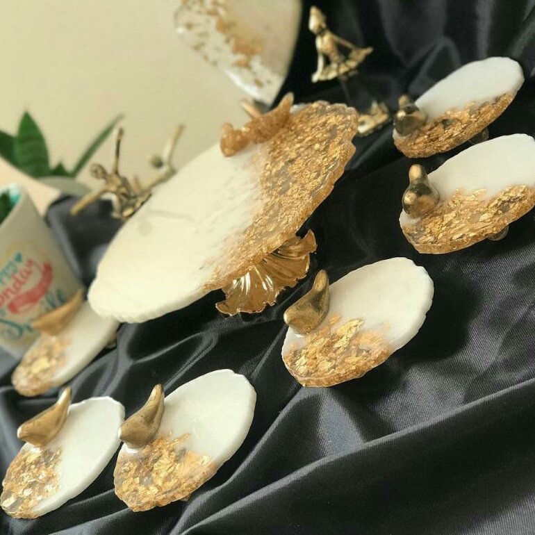 هفت سین رزین طرح کبوتر