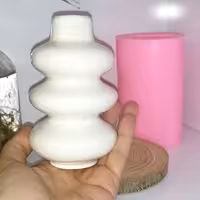 قالب سیلیکونی گلدان فنری 