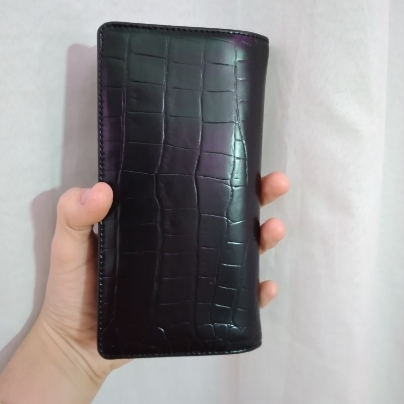کیف پول چرم طبیعی گاوی مردانه 170گرمی دررنگبندی مشکی