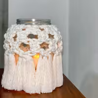 جاشمعی دکوری مکرومه