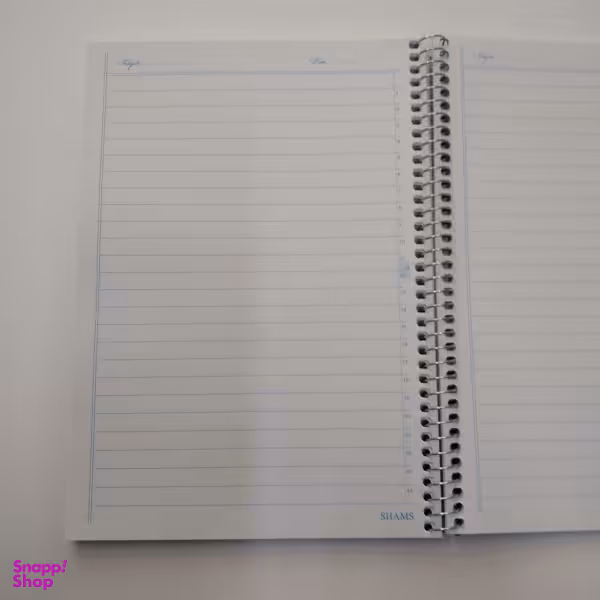 دفتر 100 برگ مشق شمس طرح چتر رنگی اکلیلی