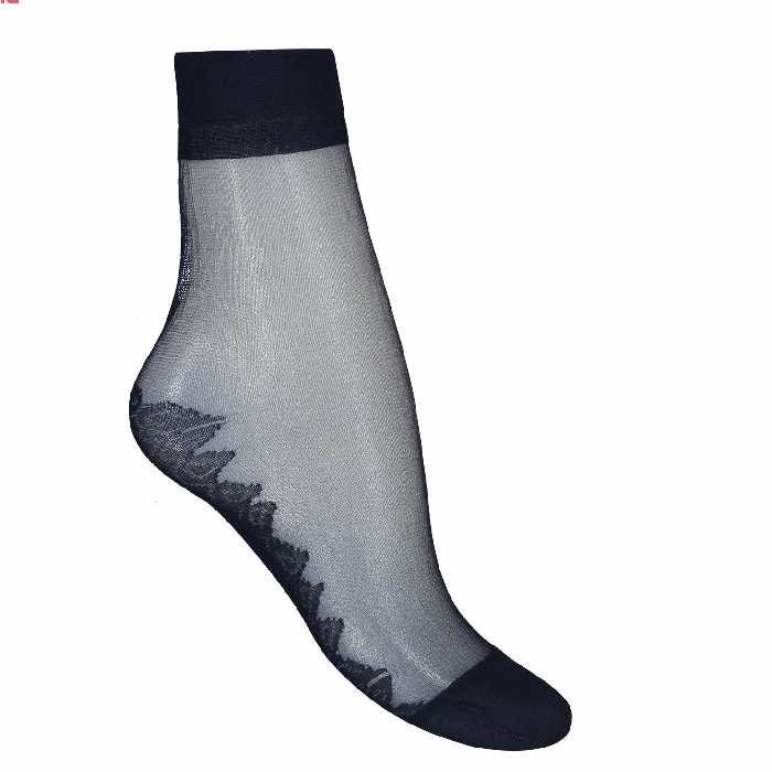 جوراب شیشه ای کفه دار لوله ای اعلا بافت (پک6تایی)