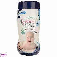 دستمال مرطوب پنبه ریز (Panberes) مدل Aloe Vera بسته 70 عددی