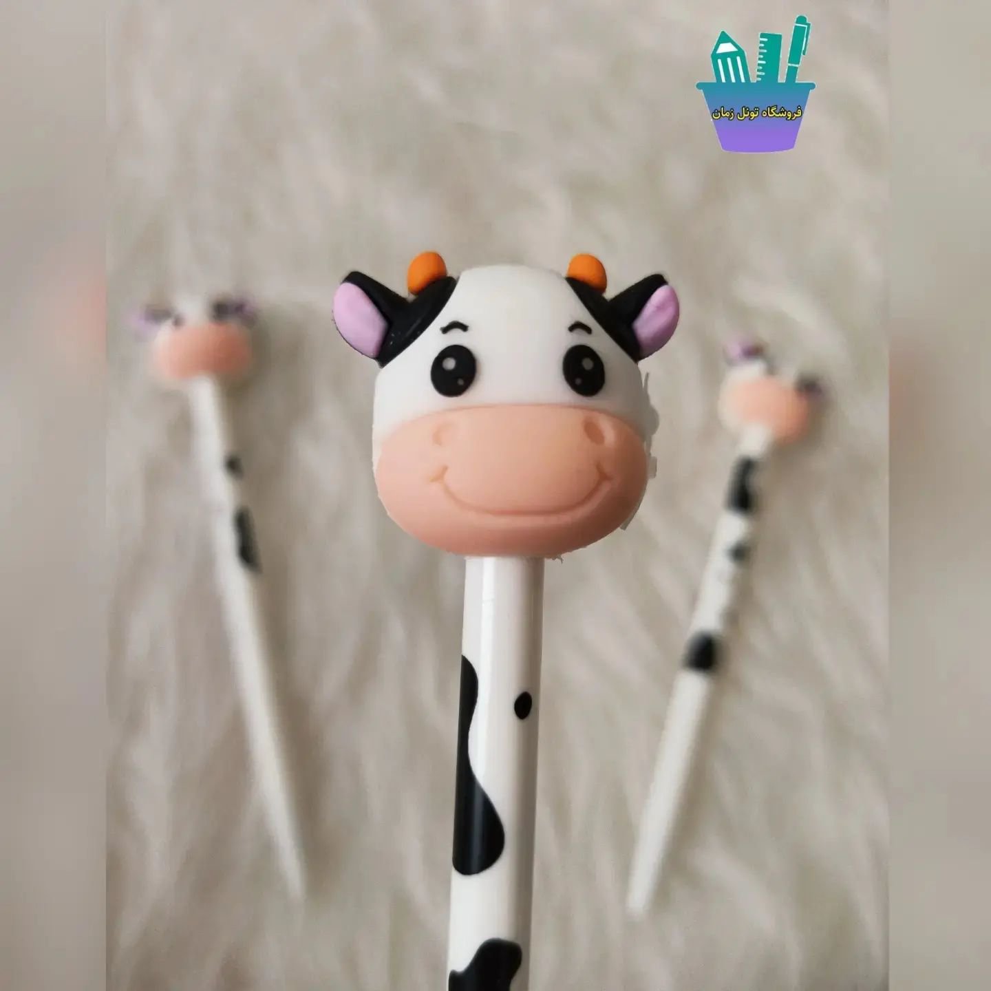 روانویس فشاری گاو، سیلیکونی، نوک 05میلی متر، رنگ جوهر آبی، خوش دست و سبک