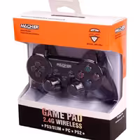 دسته بی سیم 3 کاره ( pc-ps2-ps3 ) 6 ماه گارانتی 