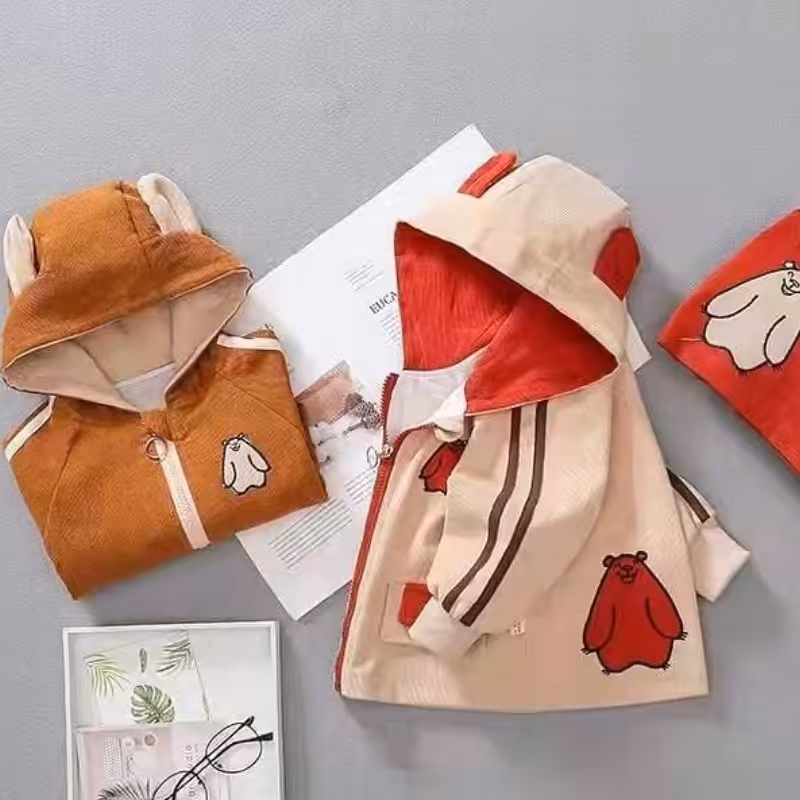 کاپشن بهاره کبریتی فانتزی  دخترانه وارداتی