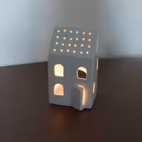 جاشمعی جاشمعی سرامیکی سفید جاشمعی  کلبه ارسال رایگان