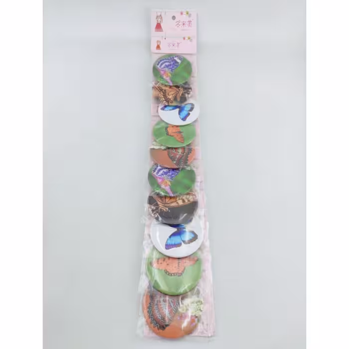 آینه یک طرفه کارتی طرح پروانه 10 عددی