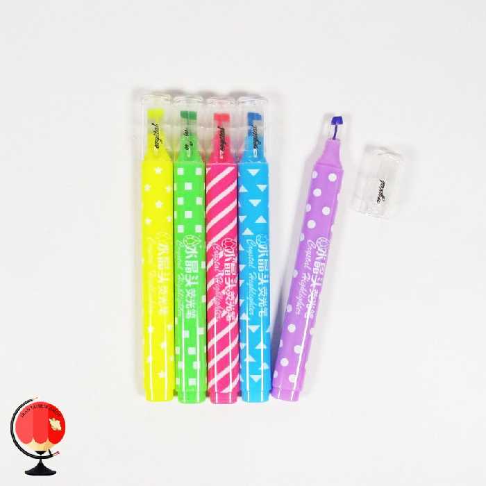 ماژیک هایلایتر فانتزی طرح آبنبات 5 رنگ