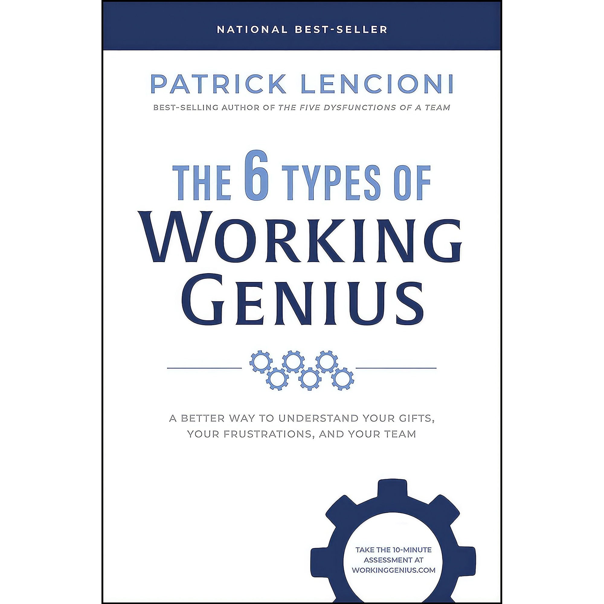 کتاب زبان اصلی The  Types of Working Genius اثر Patrick M Lencioni