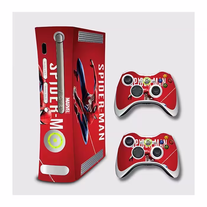 اسکین(برچسب)Xbox 360 آرکید -طرح Spiderman -مدل آرکید-کد1-سفارشی
