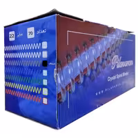 خرید فنر مارپیچ پلاستیکی شماره 22 پیلاوران بسته 70 عددی مدل شفاف