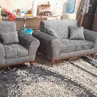 مبل راحتی هفت نفره  مدل اسکالت باتیس با چوب روسی بسیار مقاوم و شیک