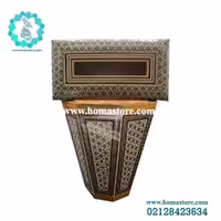 ست جا دستمالی تمام خاتم و سطل تمام خاتم کد 01