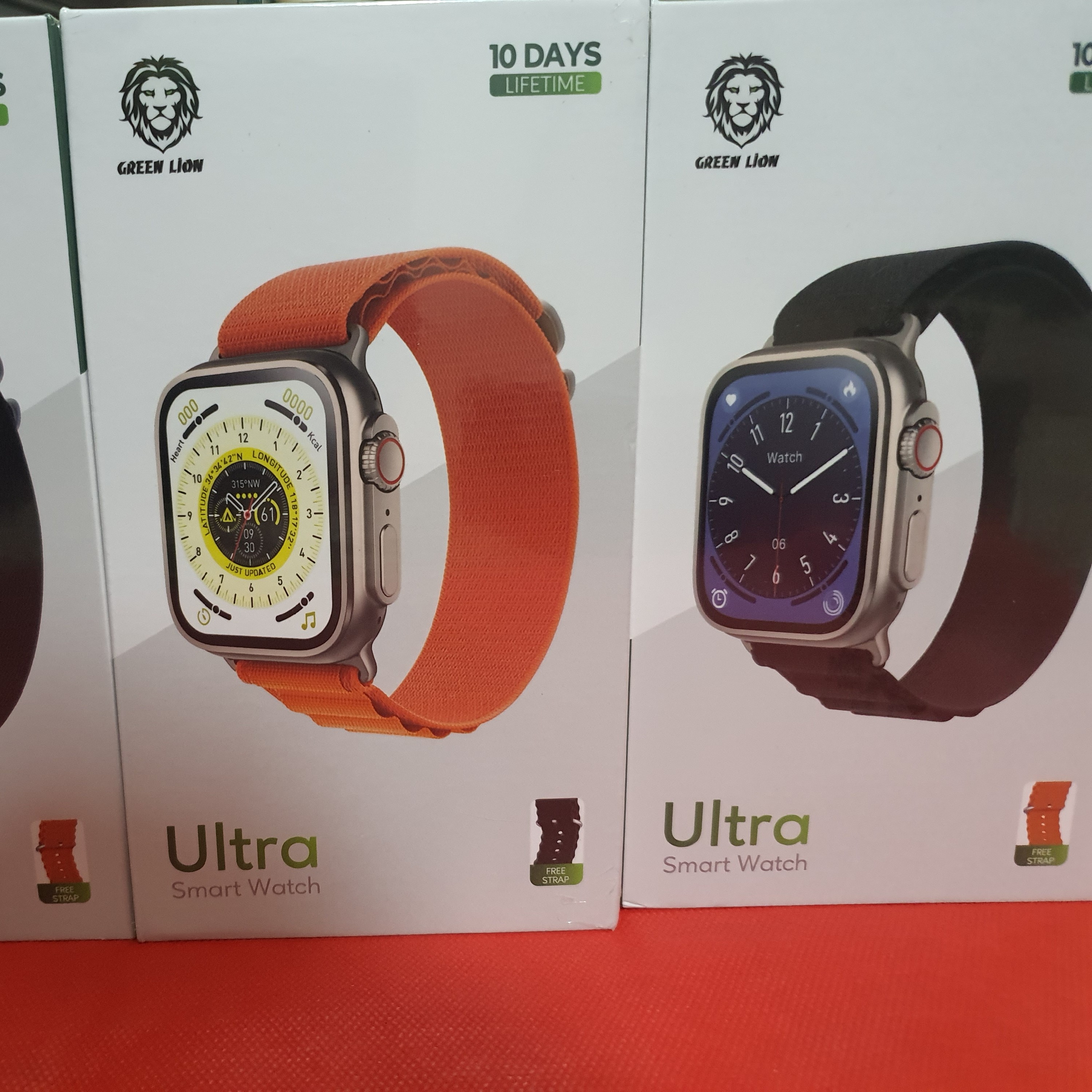 اپل واچ اولترا گرین new با کیفیت عالی دو بند 