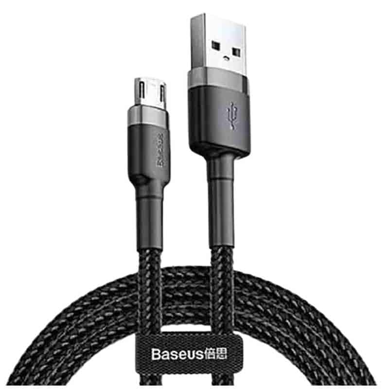 کابل میکرو یو اس بی بیسوس BG1 طول 1 متر و توان 2.4 آمپر