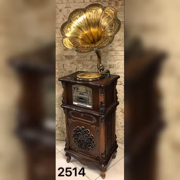 گرامافون فول لاکچری شیپور پلاستیک کد 2514