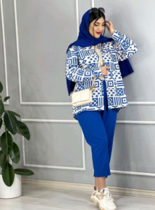 مانتو اسپرت زنانه کرپ مدل نسیمی