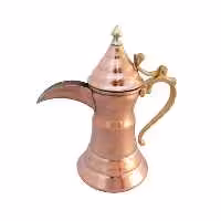 قهوه جوش دله عربی مسی مدل تاج کد ZH212.4