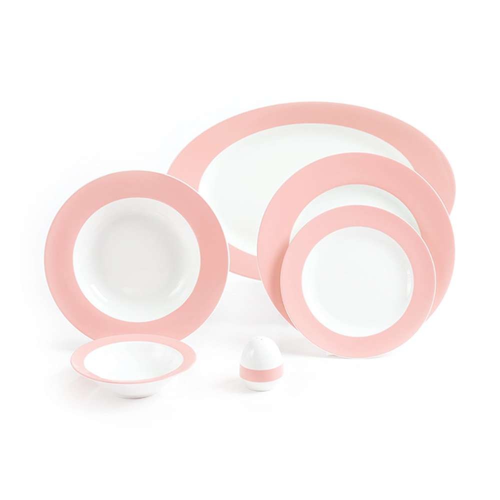 سرویس چینی زرین طرح ماربل ایتالیااف (درجه عالی) 28 پارچه 6 نفره - ارسال بصورت پسکرایه