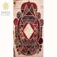 قالیچه تکه دوزی شده دستبافت ترنج زندگی