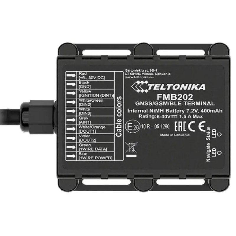 ردیاب خودرو تلتونیکا FMB202
