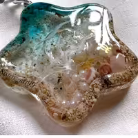 جاکلیدی رزینی آکواریومی متحرک