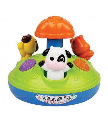 اسباب بازی موزیکال چرخ و فلک حیوانات وین فان