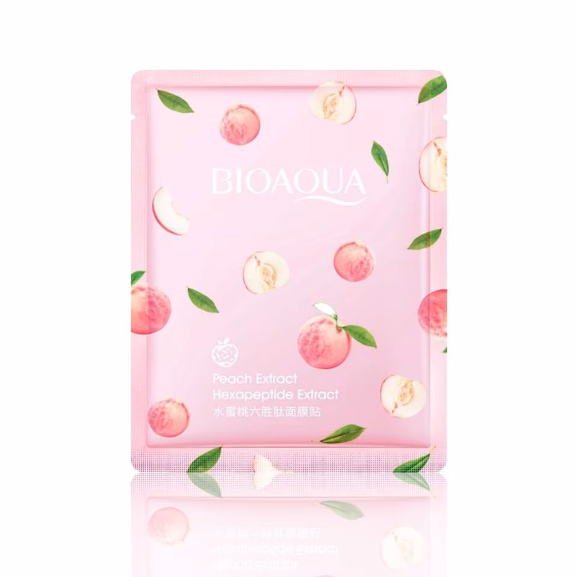 ماسک ورقه ای هلو بیوآکوا BIOAQUA