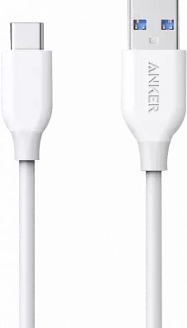 کابل شارژ 0.9 متری USB به ANKER TYPE C مدل POWERLINE A8163