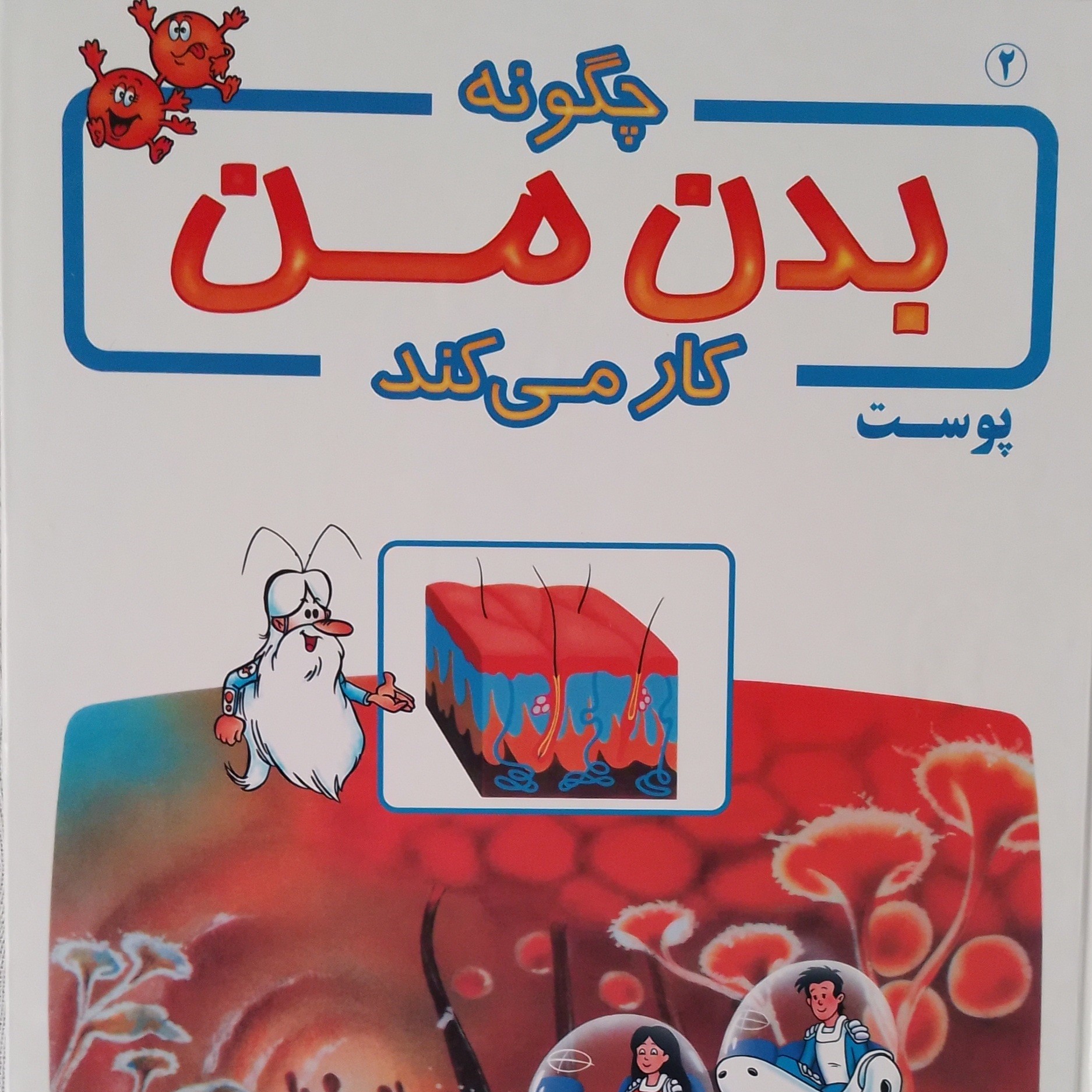 کتاب آموزشی بدن ما چگونه کار می کند 2 پوست نویسنده آلبرت بریل ترجمه طیبه سادات صالحی مرضیه سادات صالحی