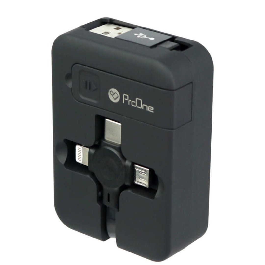 کابل 3 سر ProOne PCC365R 2.4A 1m

