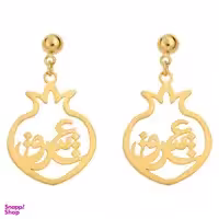 گوشواره طلای 18 عیار رزا مدل EG107