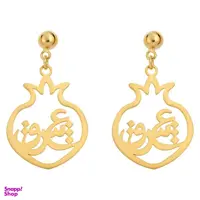 گوشواره طلای 18 عیار رزا مدل EG107