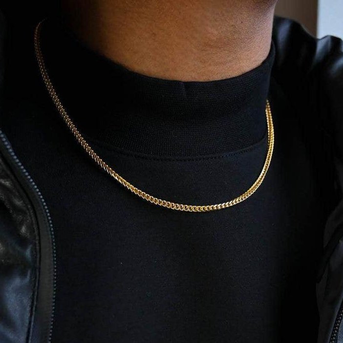 گردنبند کارتیر 0.8 میل استیل 316 عیار 