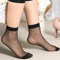 جوراب مچی پرلون  کفه ساده (جین 12 جفتی )