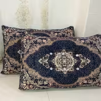 بسته دو عددی پشتی شاه نشین 75سانتی در 6 رنگ با ارسال رایگان 