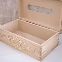 سطل و جادستمال کاغذی چوبی