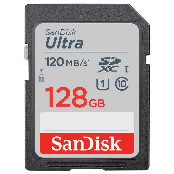 کارت حافظه سندیسک Sandisk SD 128GB 120MB/S Ultra SDHC UHS-I