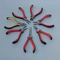 ست 7تایی ابزار ست ابزار بدلیجات ست کامل وسایل ساخت زیورآلات دم گرد سیم چین دم باریک سرکج  خرازی