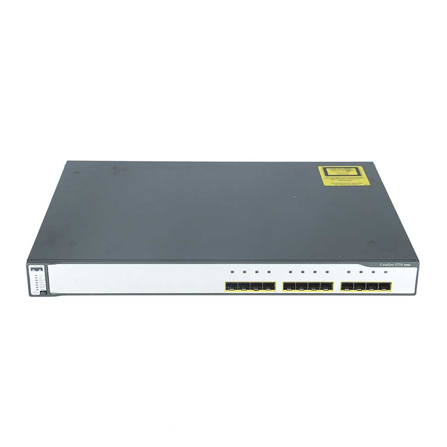 قیمت و خرید سوييچ 12 پورت سیسکو مدل WS-C3750G-12S-S | یاس ارتباط