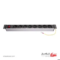 قیمت و خرید پاور ماژول Power Module 8 پورت رکمونت آلومینیومی یک یونیت - شبکه ساز