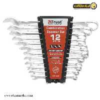 ست آچار یک سر تخت یک سر رینگ تراست 12 عددی مدل C-12PCS-SET-P