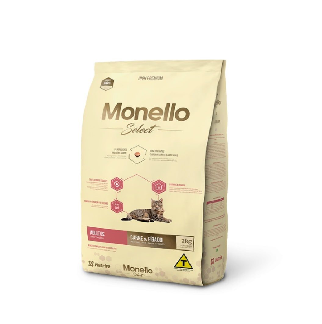 غذای خشک گربه مونلو سلکت Monello Select Adult Cat Dry Food