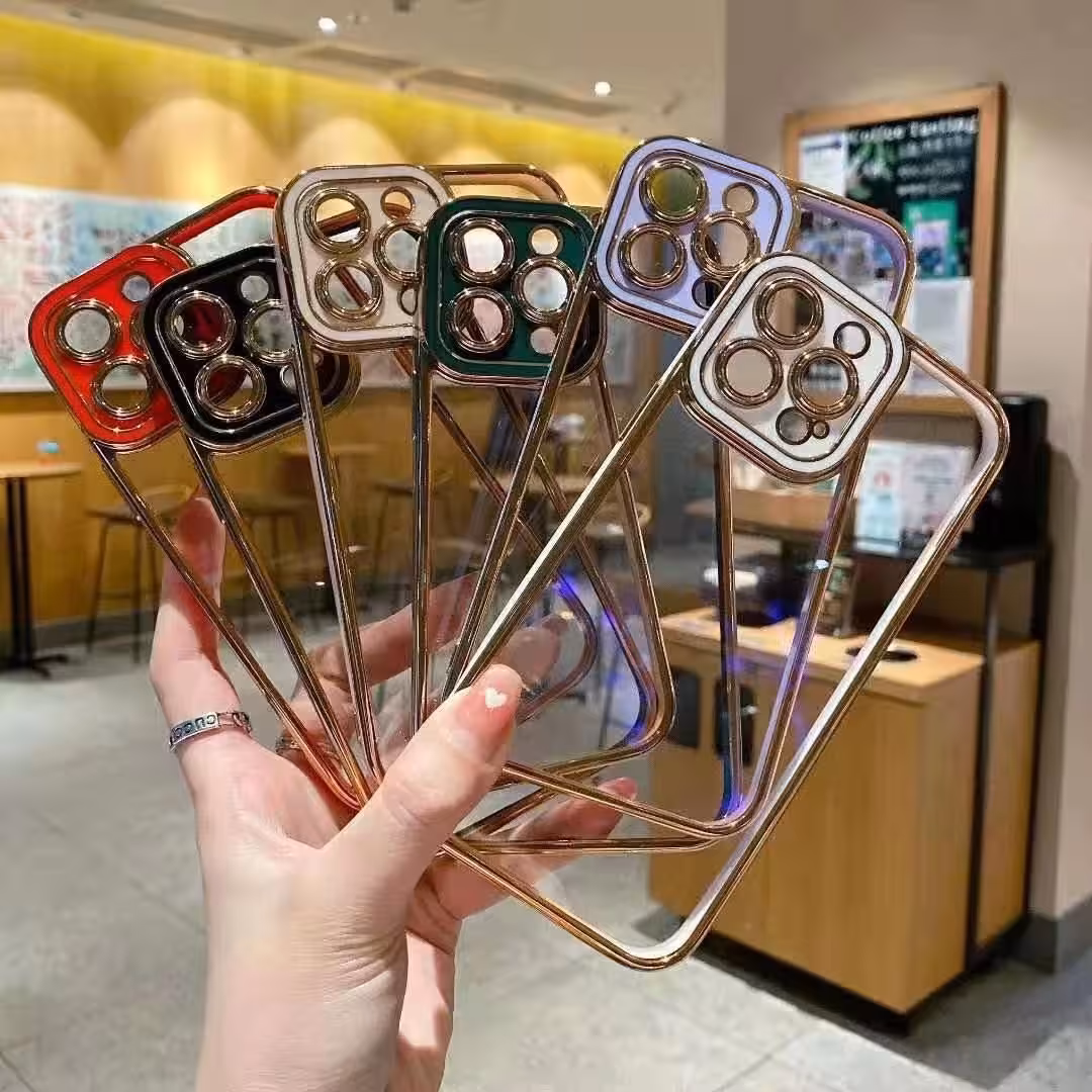 بک کاور شفاف درو رنگی A12